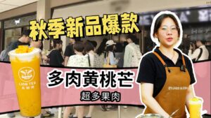 喜茶秋季新品多肉黄桃芒，上架后喜茶业绩翻600%。