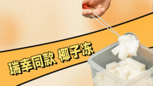 手把手教你做瑞幸同款椰子冻冻，操作很简单~